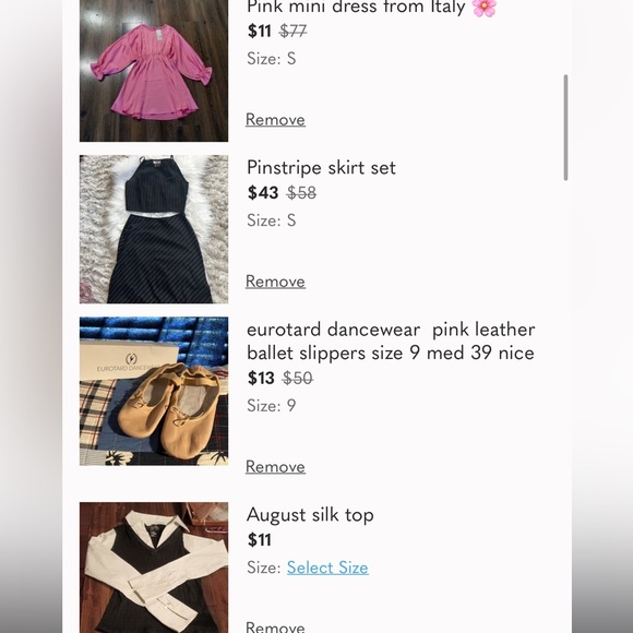 Ashley’scloset5 trade bundle with Victoria's Secret pants - Picture 5 of 5